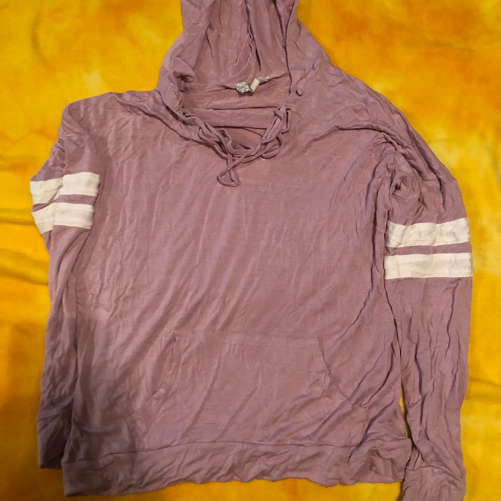 Purple longsleeved hoodie